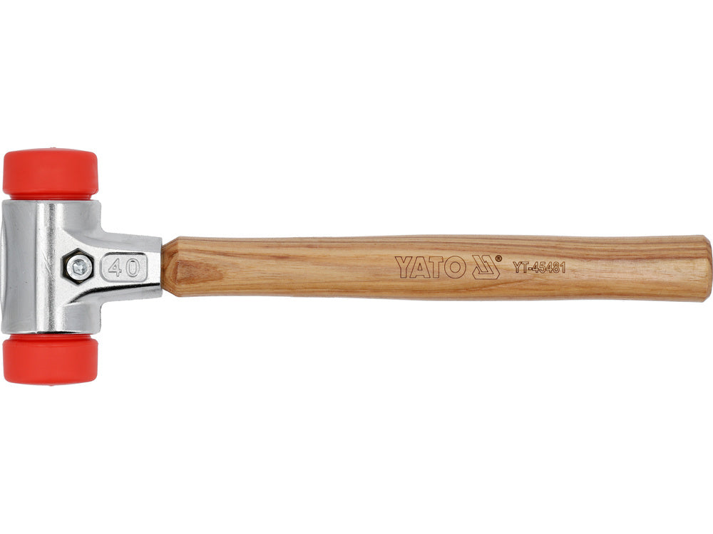 Grindinio plaktukas | hickory rankena | Ø 40 mm | 630 g (YT-45481)