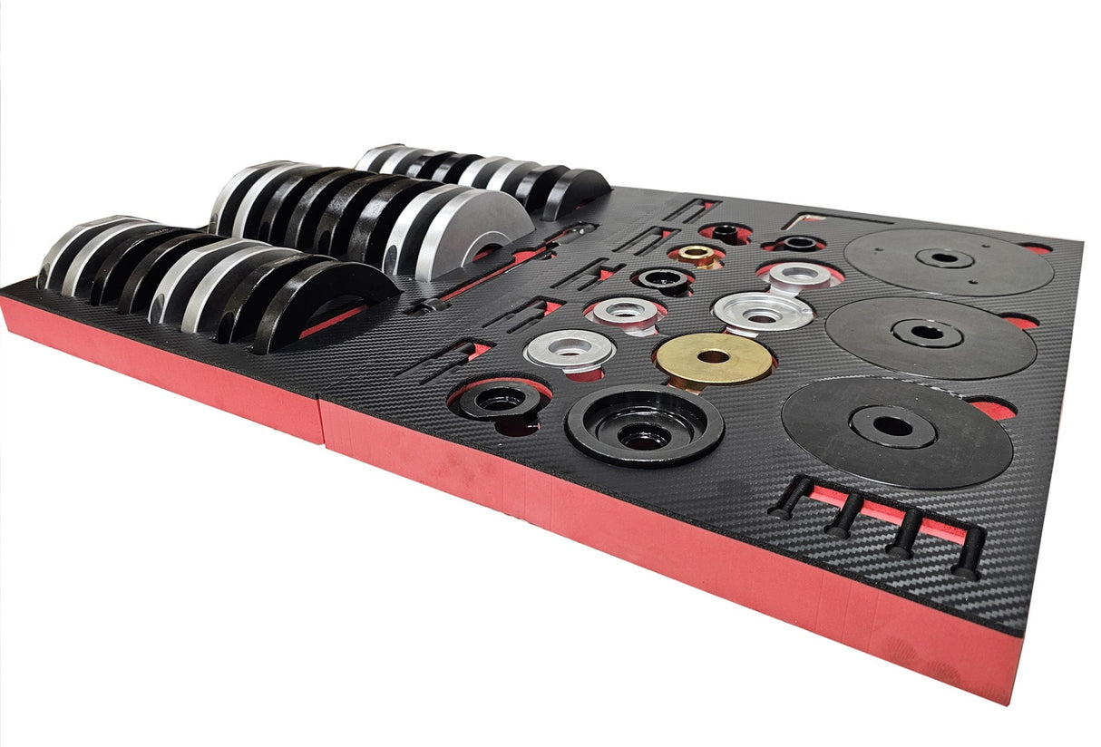 Rato guolių įrankių komplektas | GEN2 | rato guolių stebulės 62/66/72/78/82/85 mm (SK1354-100)