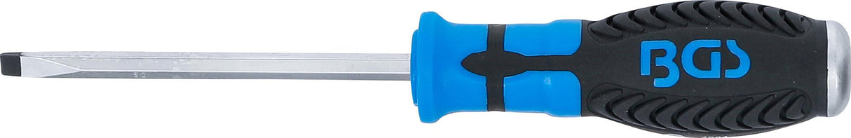 Atsuktuvas kalamas | Plokščias 6 mm | Ašmenų ilgis 100 mm | su 6.3 (1/4") skyle rankenoje (4904)