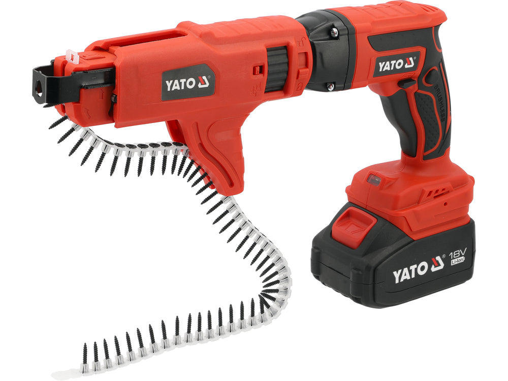 Gipskartonio suktukas akumuliatorinis | 18V | 4 Ah (YT-82075)