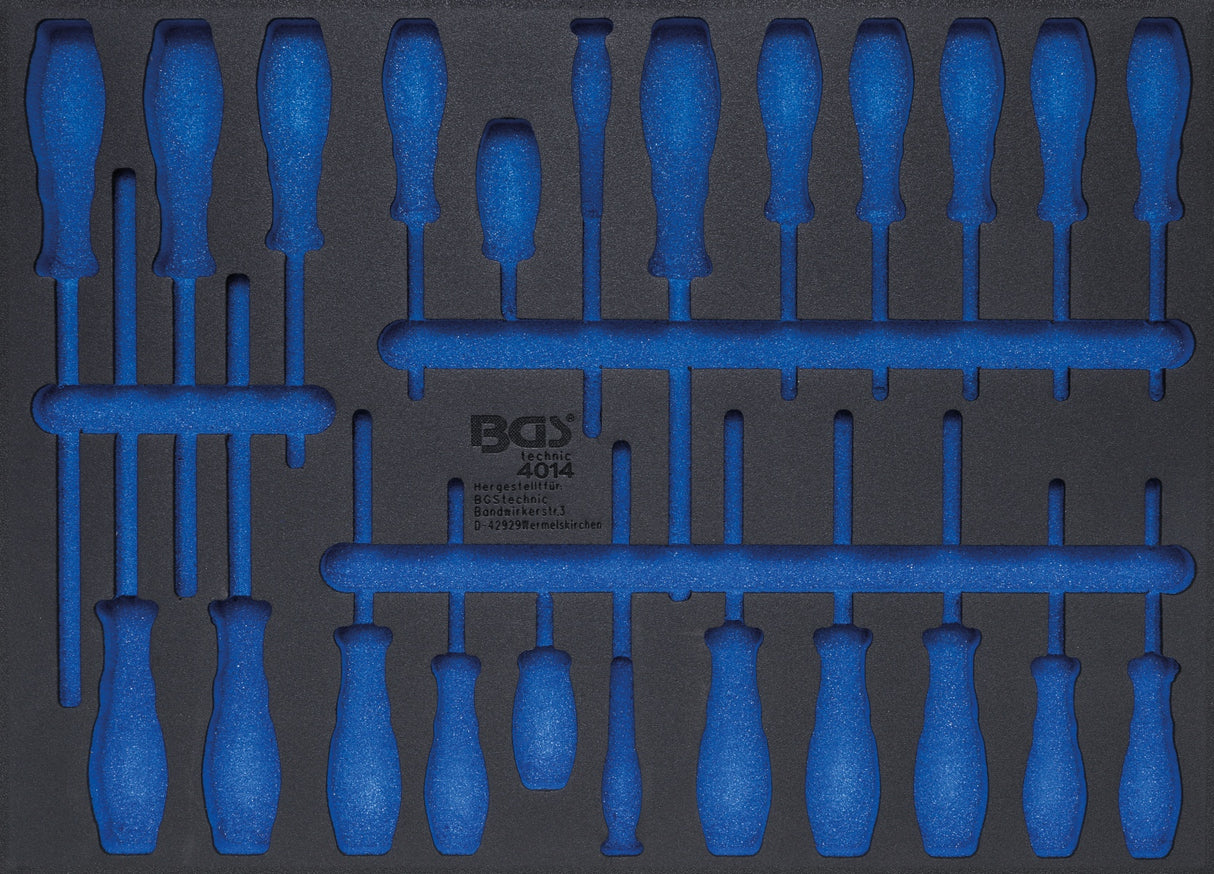 Įrankių dėklas 3/3: atsuktuvų rinkinys | 23 vnt. (4014)