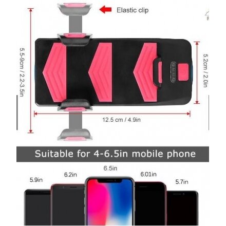 Dviračio žibintas su telefono laikikliu | signalas | daugiafunkcinis / powerbank | USB | 3 led (RBL3)