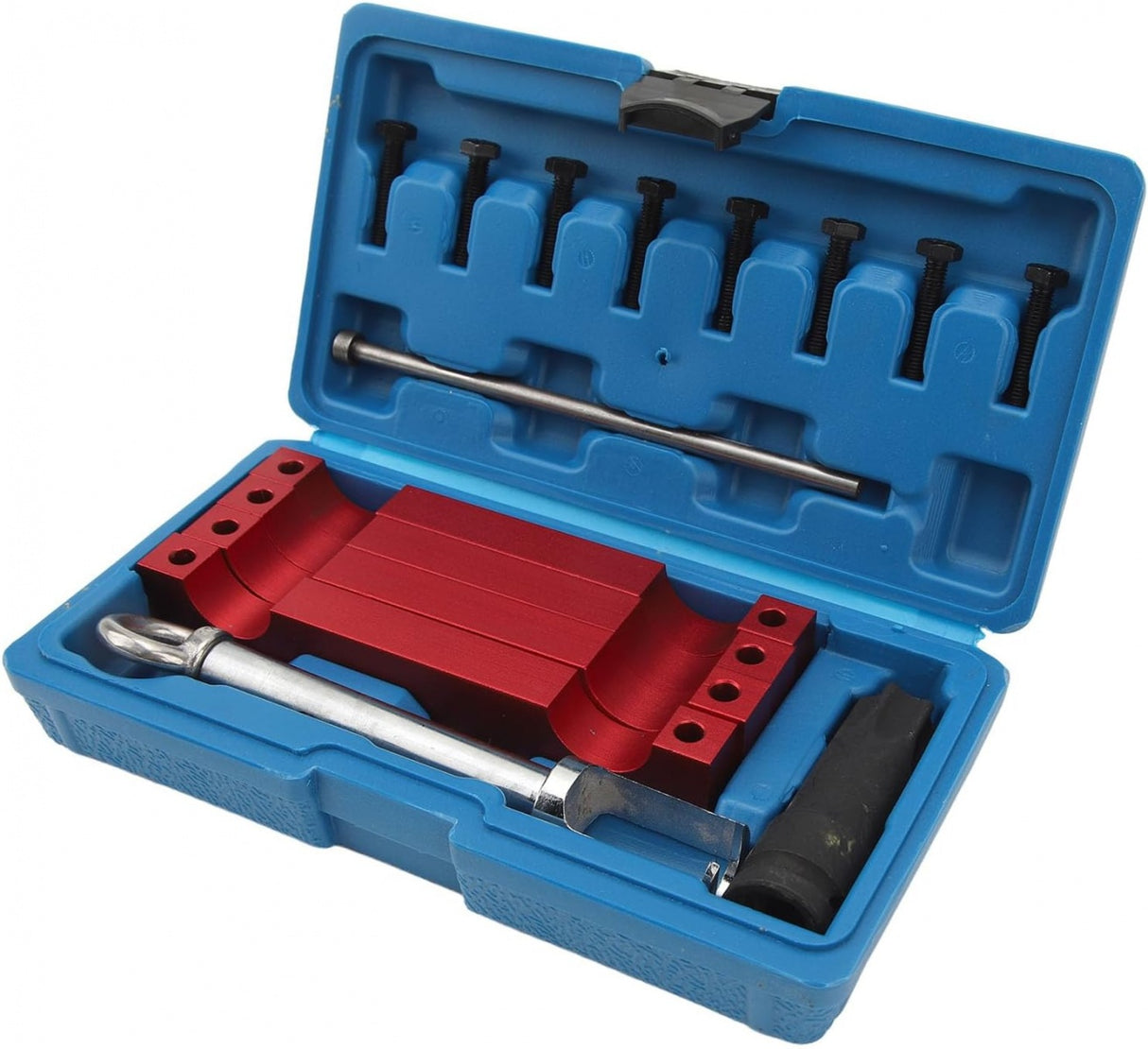 Variklio fiksavimo įrankių rinkinys | Mercedes-Benz | M157/M276/M278 su T100 ir purkštukų nuėmėju (CRP7S)