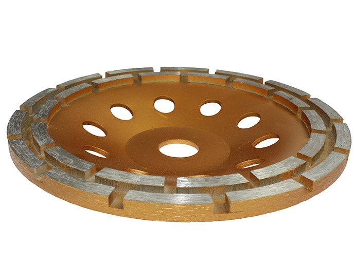 Deimantinis šlifavimo diskas | lėkštės tipo | dviejų eilių | 22.2x180 mm (DR0180B)