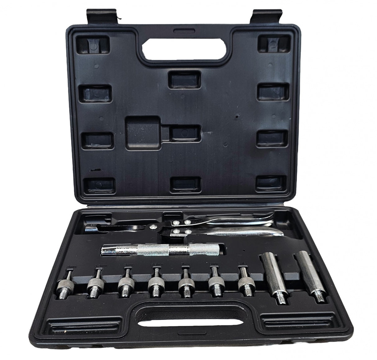 Vožtuvų gumyčių (riebokšlių) nuėmimo / uždėjimo įrankių rinkinys (SK024)