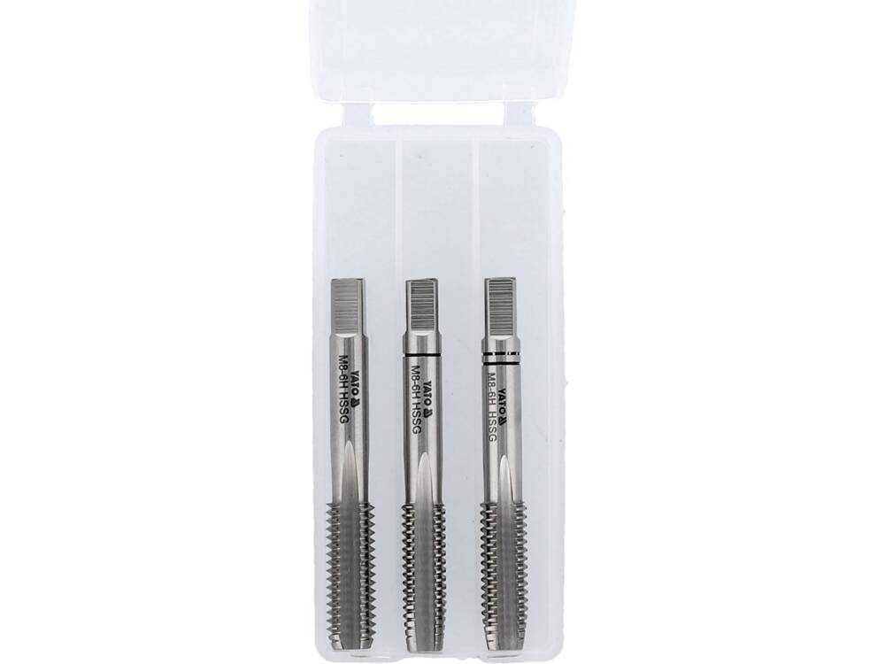 Sriegikliai 3vnt.M10x1,5, HSS/M2 (YT-2937)