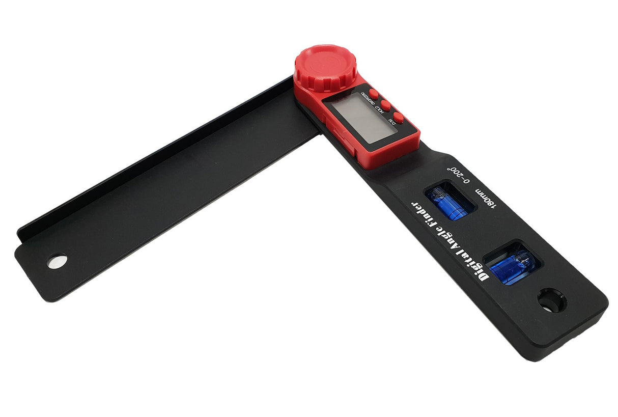 Daugiafunkcinė skaitmeninė kampinė liniuotė / gulsčiukas | 2 viename (DAR2)