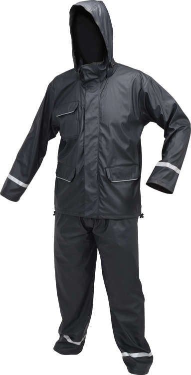 HEAVY DUTY RAINSUIT NAVY STRETCH S. L (YT-79712)