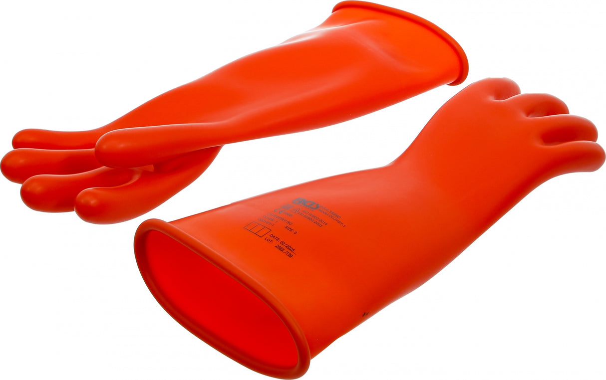 Elektriko apsauginės pirštinės | su natūralaus latekso izoliacija | 9 dydis (L) (35890)