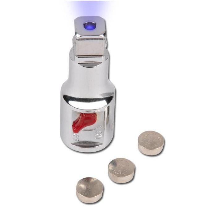 Ilgintuvas su LED | 12,5 mm (1/2") | 63 mm (3125)