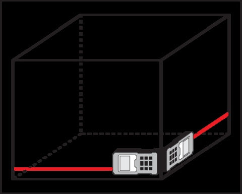 Lazerinis atstumo matuoklis | 0,05-50 m (YT-731251)