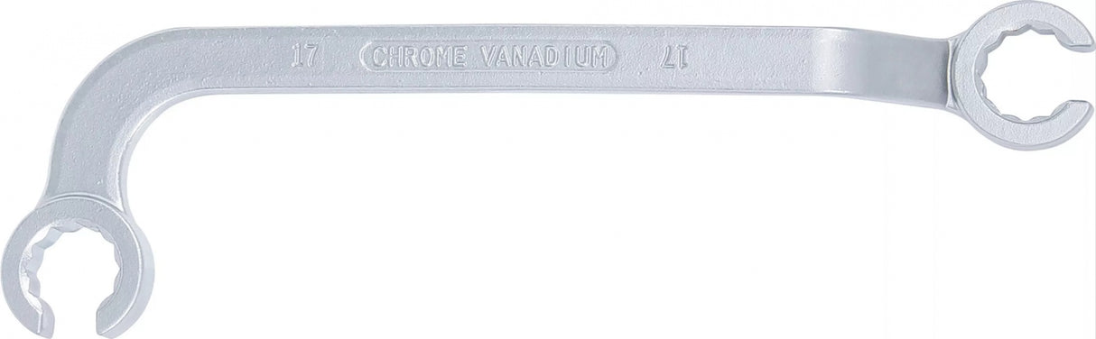 Raktas dvigubas | dyzelinių purkštukų vamzdeliams | 17 mm (8291)