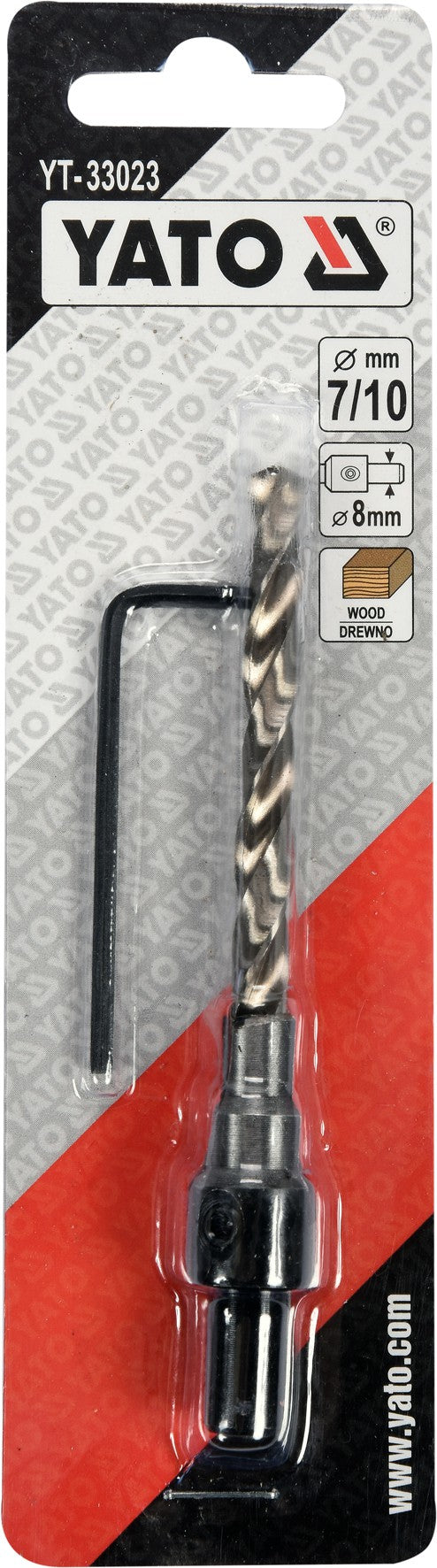 Grąžtas/freza medžiui | baldų varžtams | 7-10 mm (YT-33023)