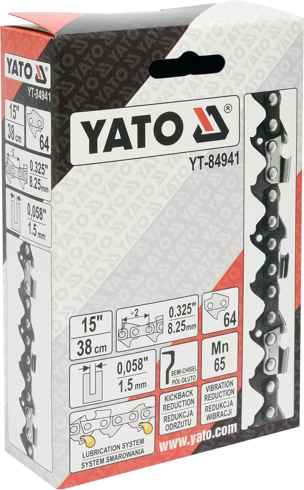 Grandinė pjūklui 15" .325" 0,058" 64 dantys (YT-84941)