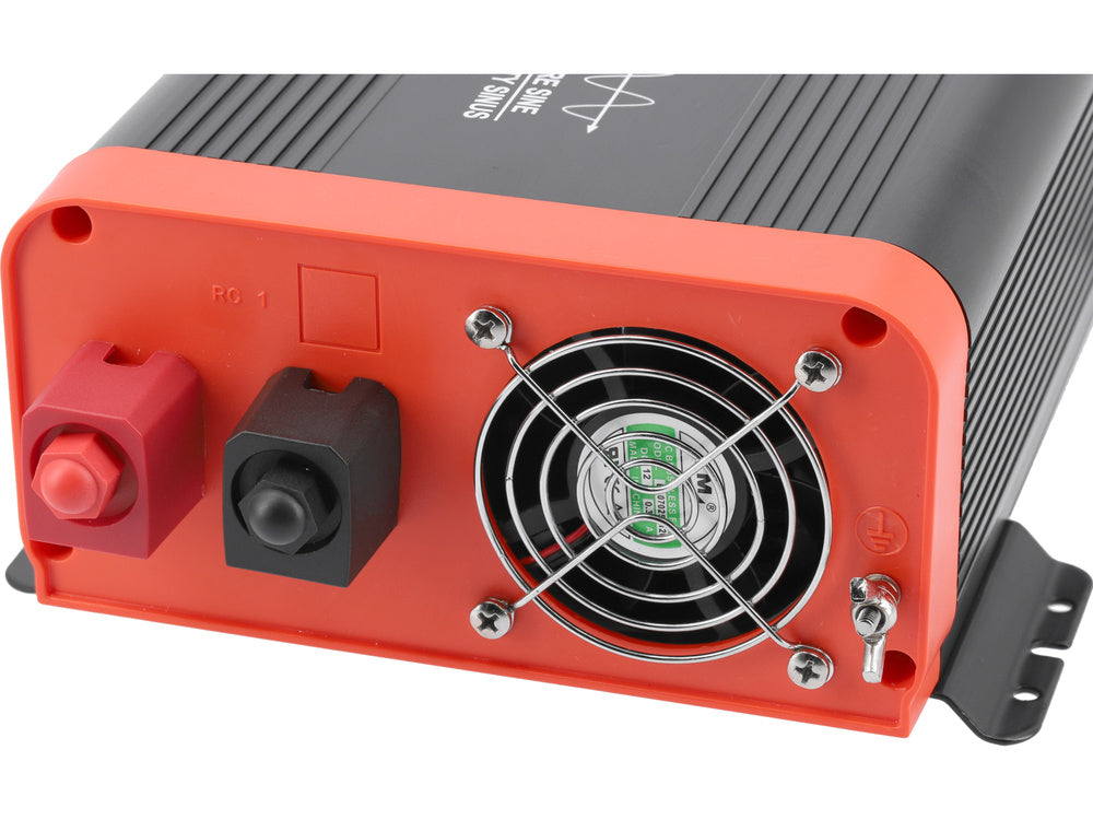 Automobilinis įtampos inverteris | grynas sinusas | 12/230V 1000W (YT-81483)