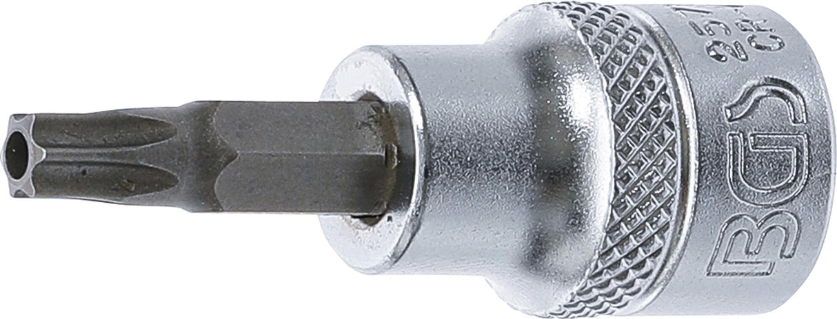 Antgalis įpresuotas į galvutę | 10 mm (3/8") | T-star su skyle (Torx) T30 (2574)