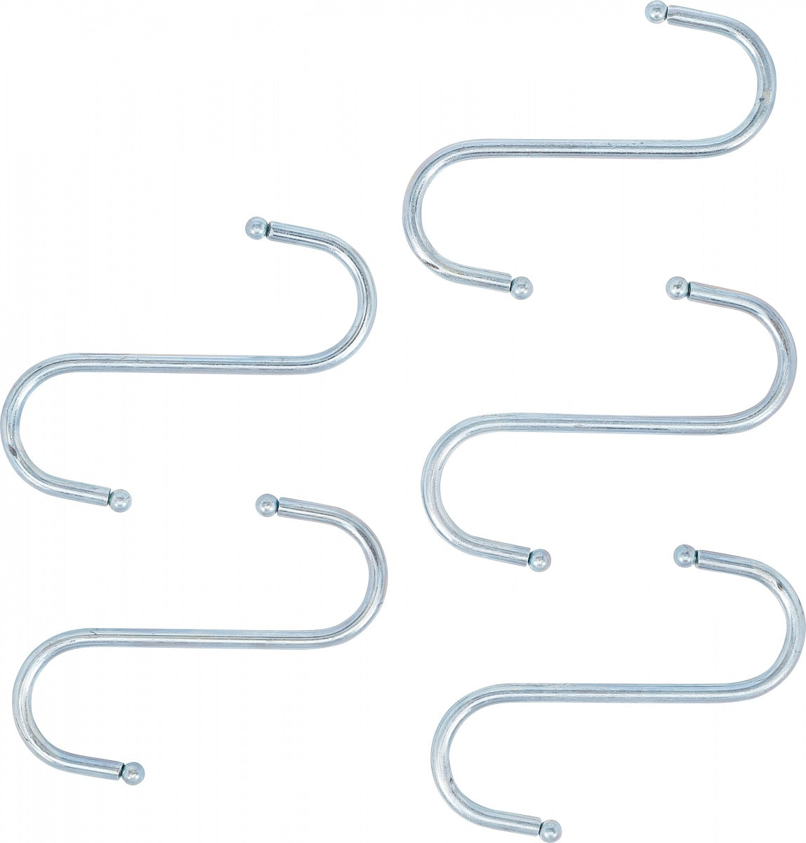 Kabliukų rinkinys | S formos | 100 mm | 5 vnt. (88325)