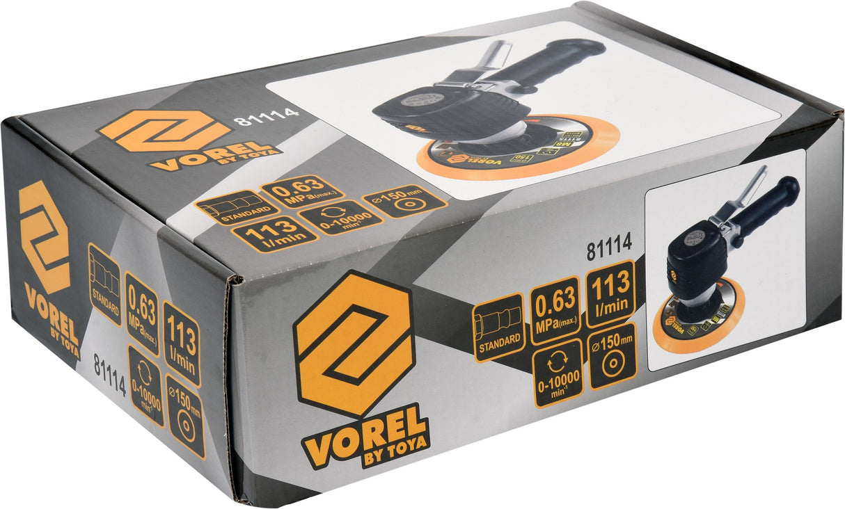 Pneumatinis ekscentrinis šlifuoklis | 150 mm (81114)