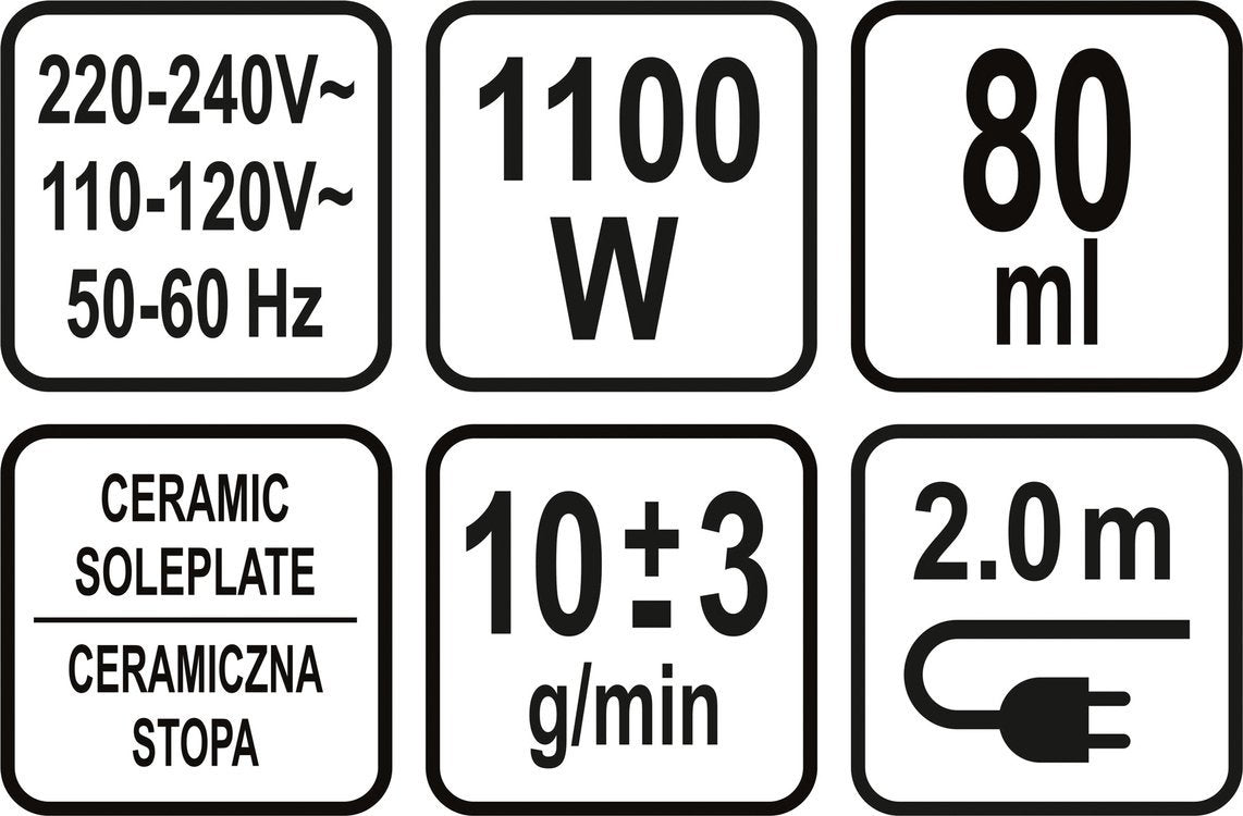 Lygintuvas turistinis | 1100W (68100)