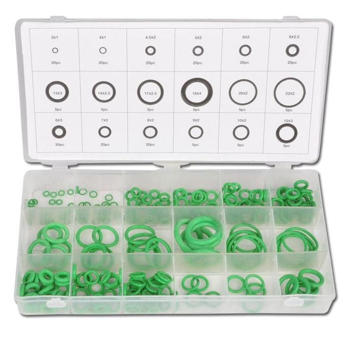 Manžetų rinkinys kondicionieriams HNBR | Ø 3 - 22 mm | 225 vnt. (8121)