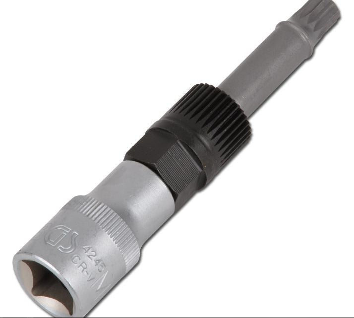 Antgalis generatoriaus diržo skremuliams | 12,5 mm (1/2") | Spline (XZN) M10 | 2 vnt. (4245)