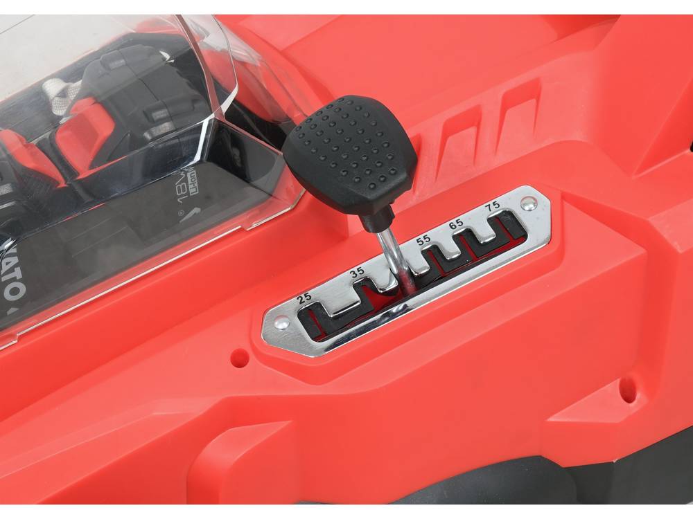 Akumuliatorinė stumdoma žoliapjovė | 2X18V 37 cm | 2X4AH (YT-85222)