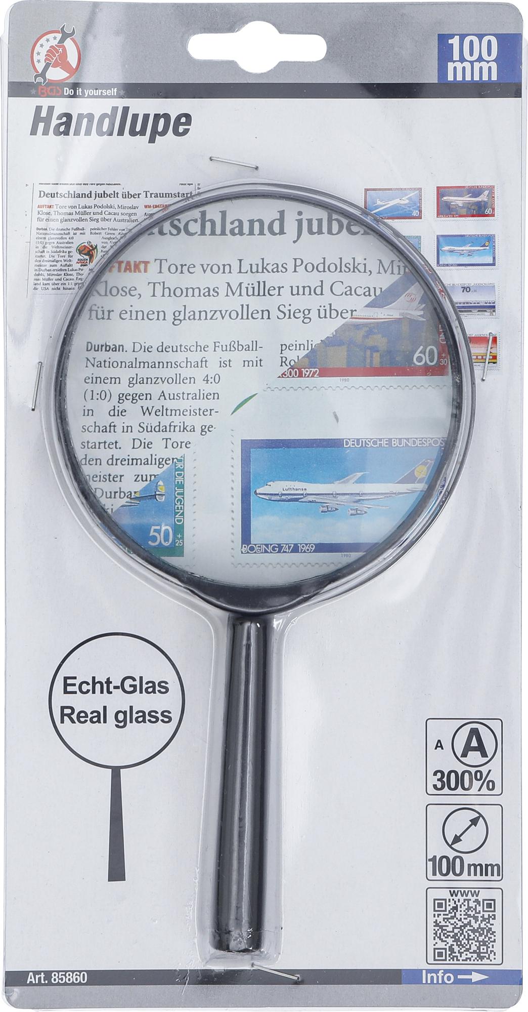 Didinamasis stiklas / lupa | Ø 100 mm (85860)