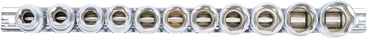Galvučių rinkinys, šešiakampės | 12,5 mm (1/2") | 10 - 21 mm | 11 vnt. (9106)
