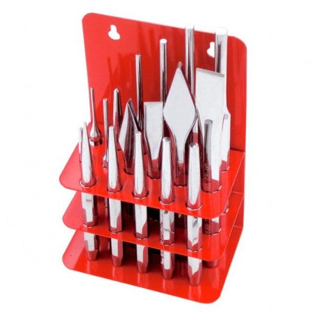 Išmušėjų komplektas 17 dalių "Stahlberg" (H4110732)