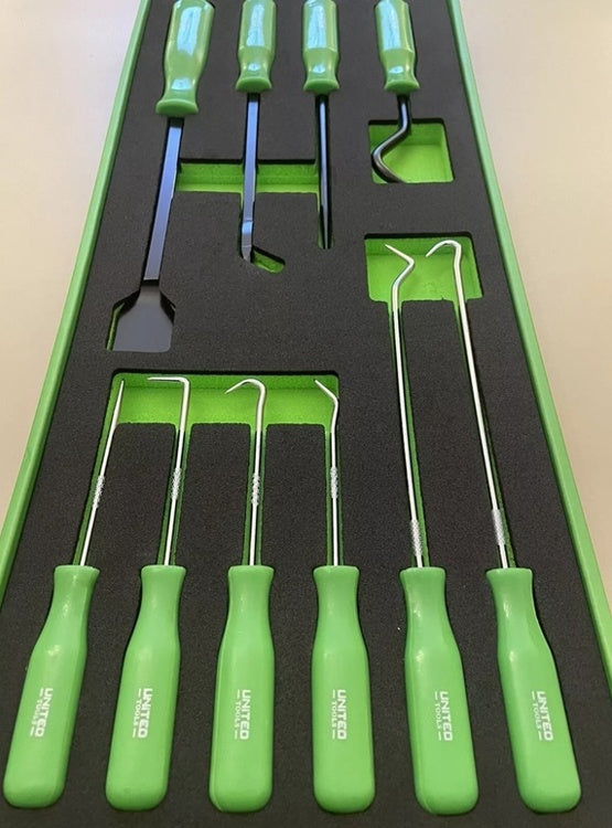 Adatų / ylų kabliukų rinkinys | smulkioms dalims | 10 vnt. (SK32910S)