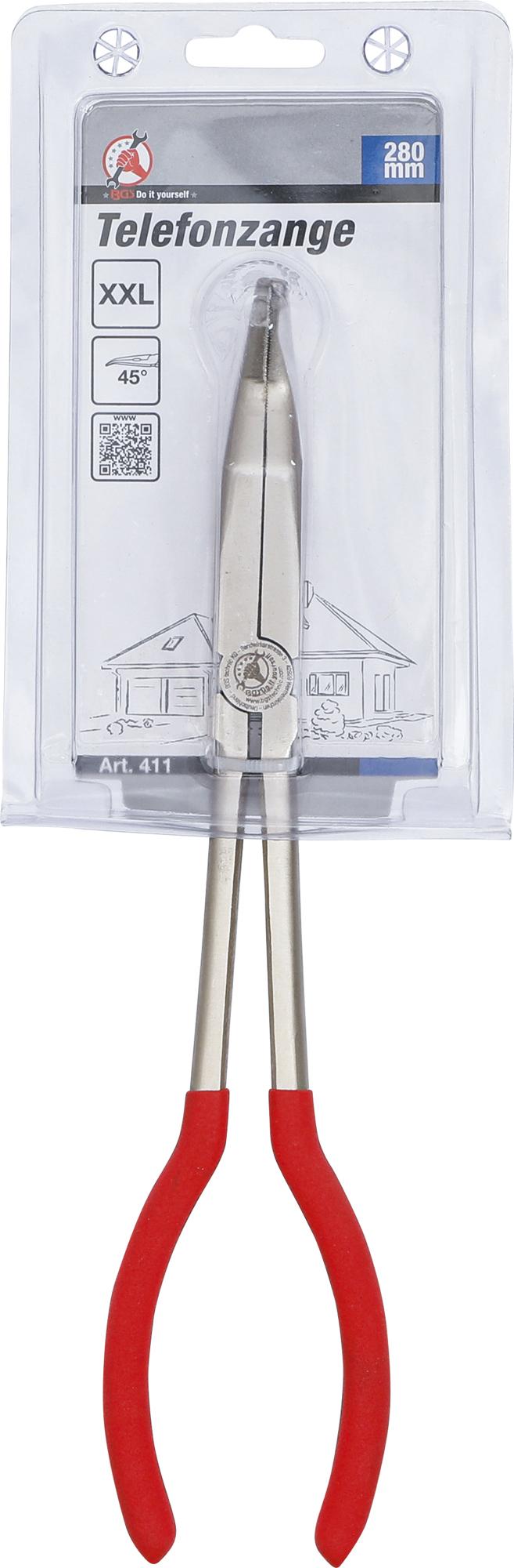 Replės | ilgas tipas | lenktos 45 ° | 280 mm (411)