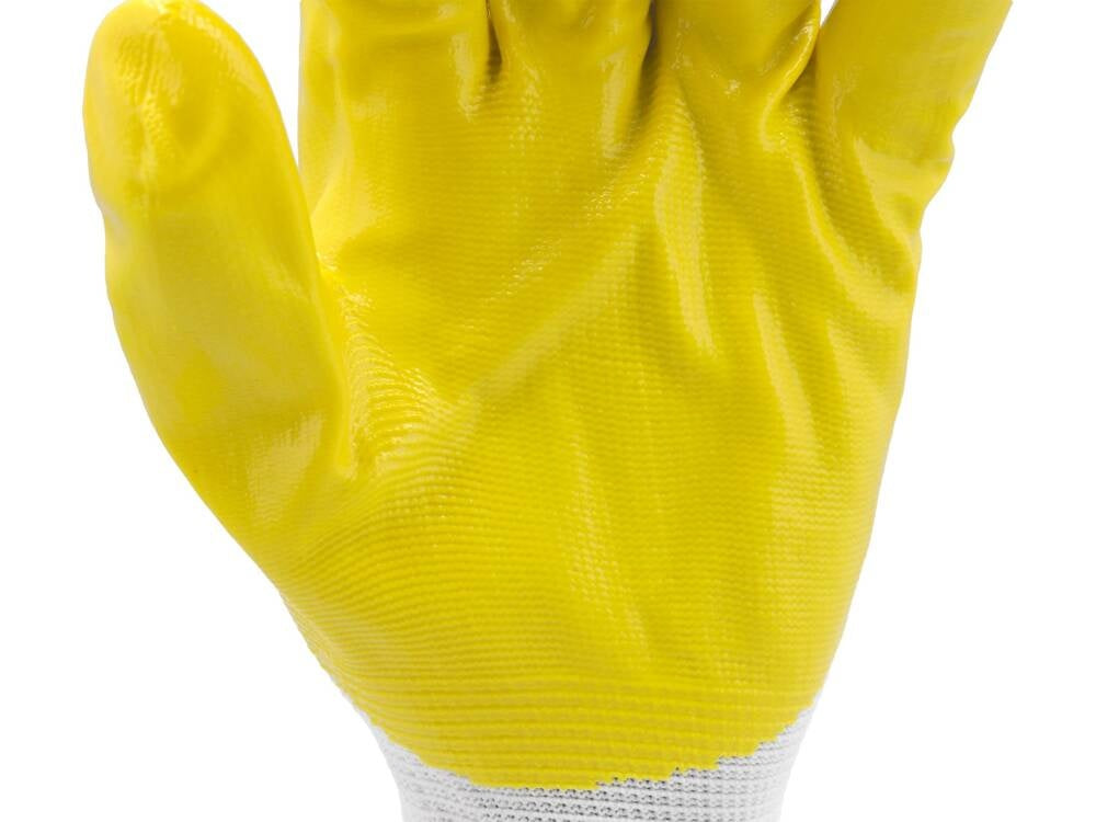 Darbo pirštinės 9" | nailonas / nitridas (YT-7480)
