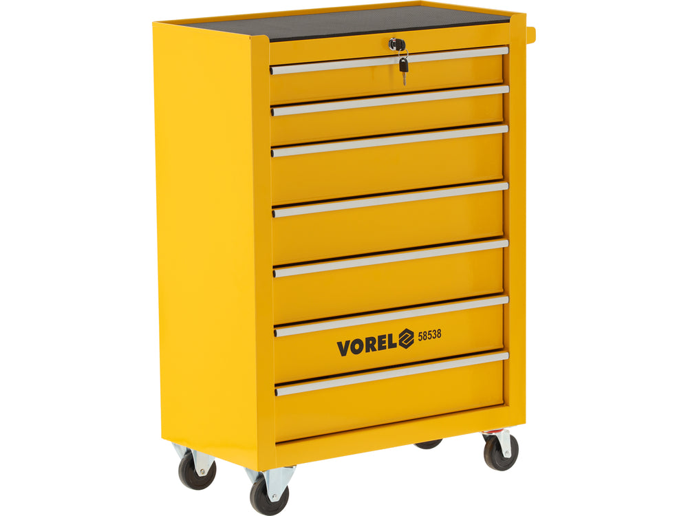 Įrankių spintelė ant ratukų | 7 stalčiai (58538)