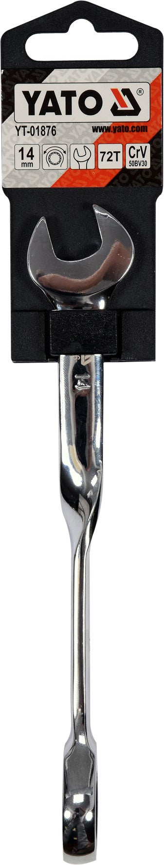 Raktas kombinuotas terkšlinis | perlenktas X | 14 mm (YT-01876)