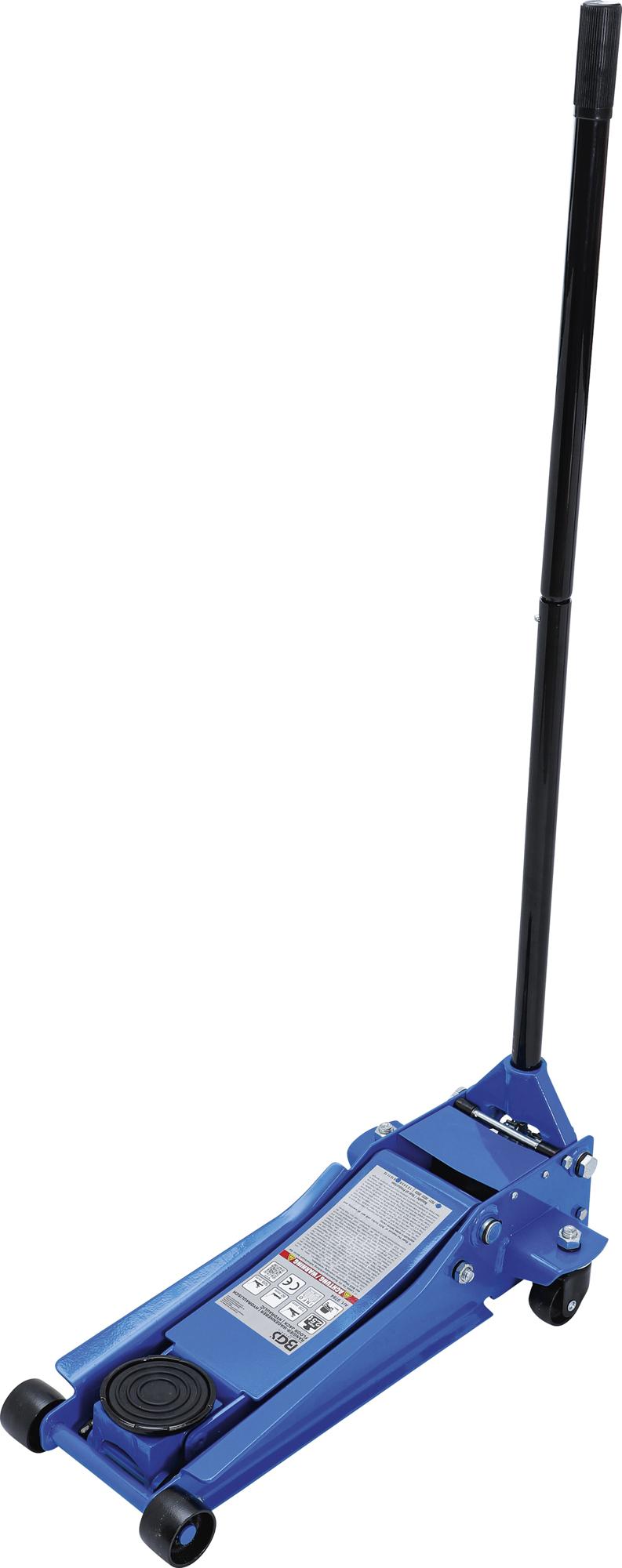 Domkratas su ratukais | hidraulinis | ypač žemas | 2.5 t (9784)