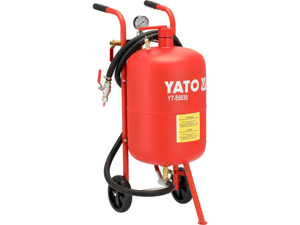 Sandblaster on wheels | 0.8 MPa / 40 l (YT-55830)