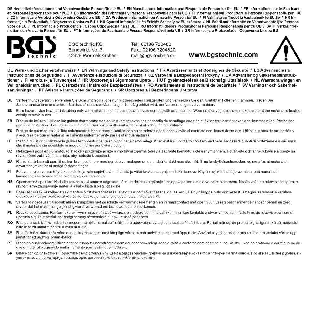 Susitraukiančių žarnelių asortimentas | skaidrūs | 150 vnt. (9405)