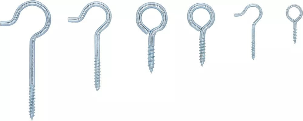 Įsukamų / sraigtinių kablių asortimentas | 151 vnt. (8136)