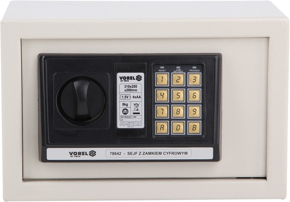 Seifas su skaitmeniniu užraktu | 31X20X20 cm (78642)