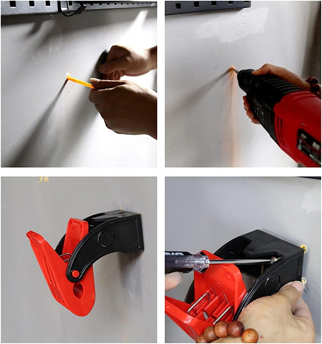 Automobilinių kilimėlių užspaustukai | Heavy Duty ABS+stainless steel | 4 vnt. (MC4S)