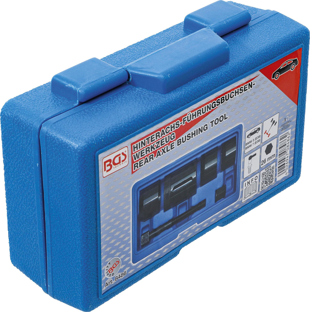 Galinės ašies sailetblokų presavimo komplektas | BMW 5 ir 7 serijos automobiliams (8486)