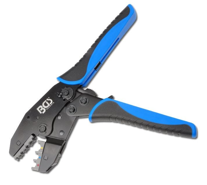 Replės jungčių užspaudimui su keičiamais antgaliais | 5 poros antgalių (1410)