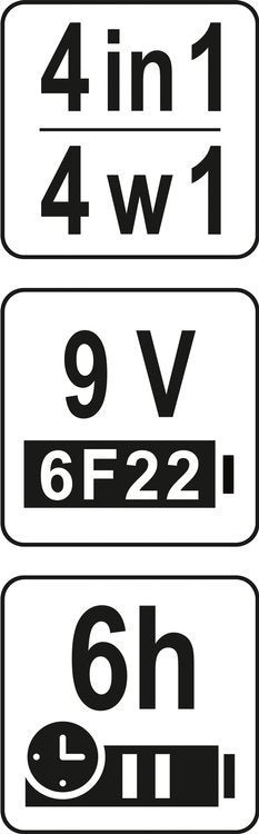 Profilių / drėgmės / įtampos aptikimo detektorius | 4 viename (YT-73138)