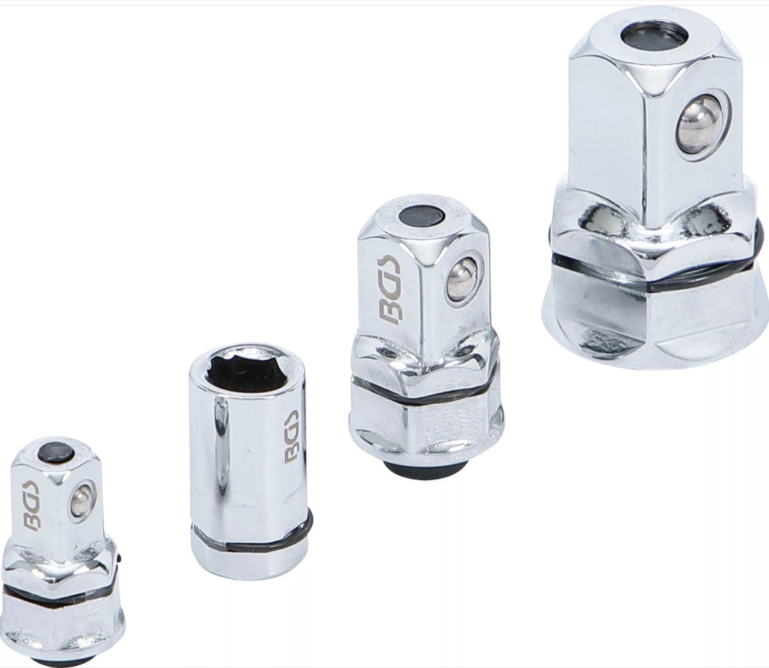 Adapterių rinkinys terkšliniams raktams | 4 vnt. (8210)