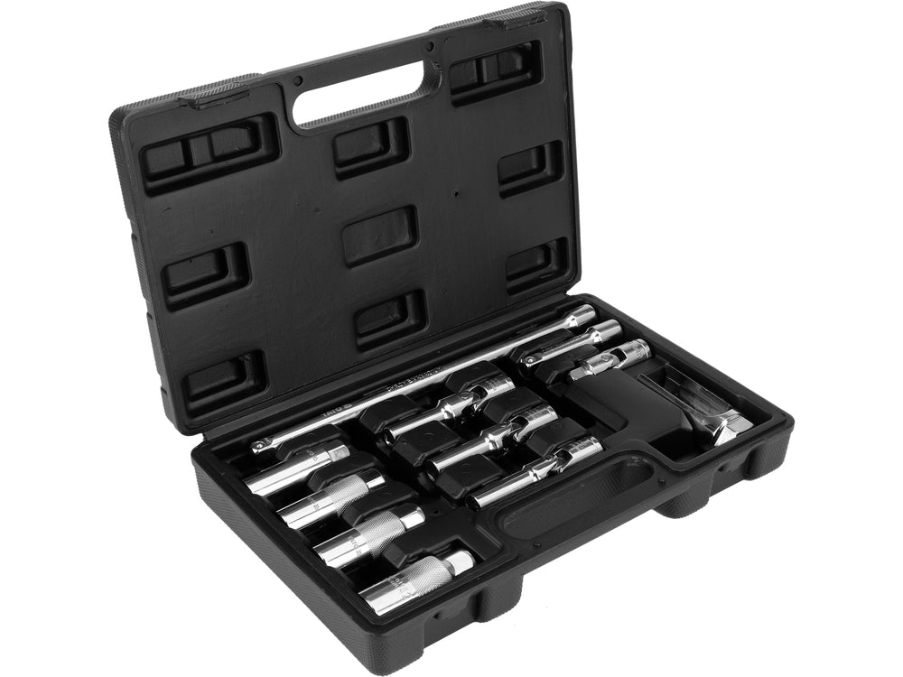 Kaitinimo / uždegimo žvakių ir lambdazondo galvučių rinkinys | 3/8” | 11 vnt (YT-05348)