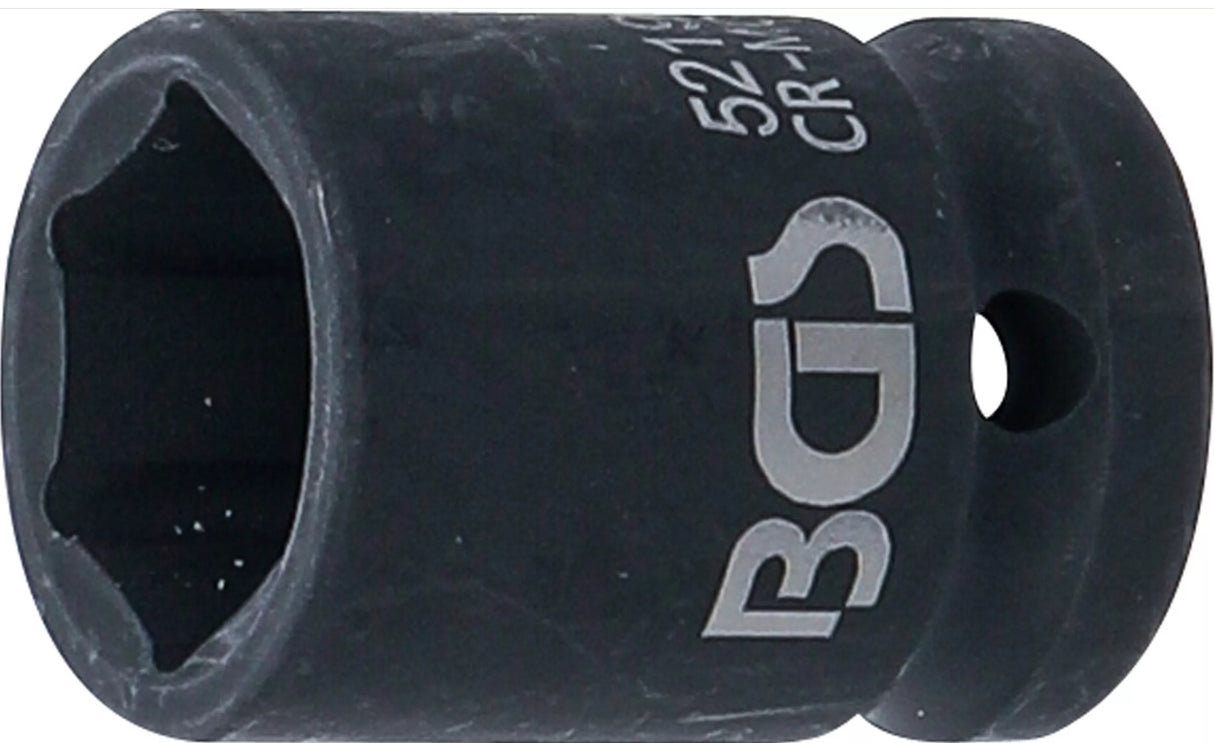 Galvutė smūginė šešiakampė | 12,5 mm (1/2") | 19 mm (5219)