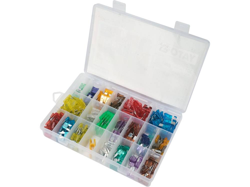 Automobilių saugiklių asortimentas | mini / standart | 301 vnt. (YT-83148)