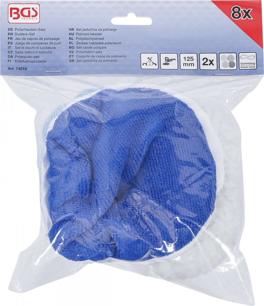 Skudurėlių rinkinys | Ø 125 mm | 8 vnt. (74510)