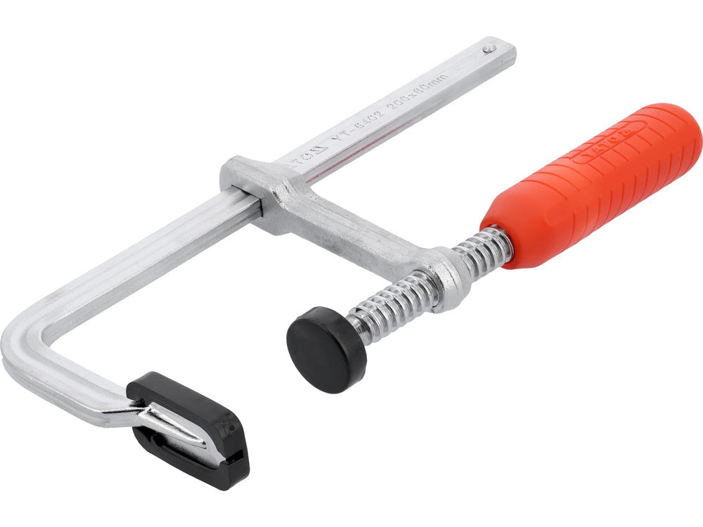 Spaustuvai F-tipo | kaltinis plienas | 200x80 mm (YT-6402)