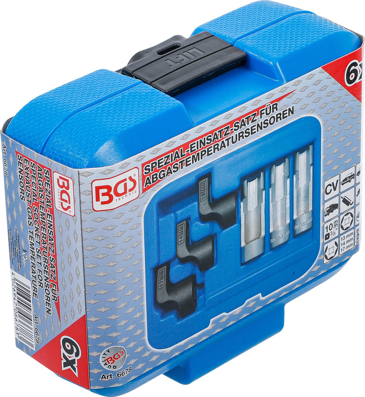 Išmetamųjų dujų temperatūros jutiklio specialos galvutės (EGT / NOx) | 6 vnt. (6678)